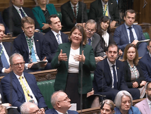 Ellie Chowns hits 100 Parliament votes