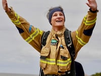 Antarctic adventurer goes extra mile in marathon challenge