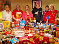 Goodies galore after Christmas Hamper Scamper