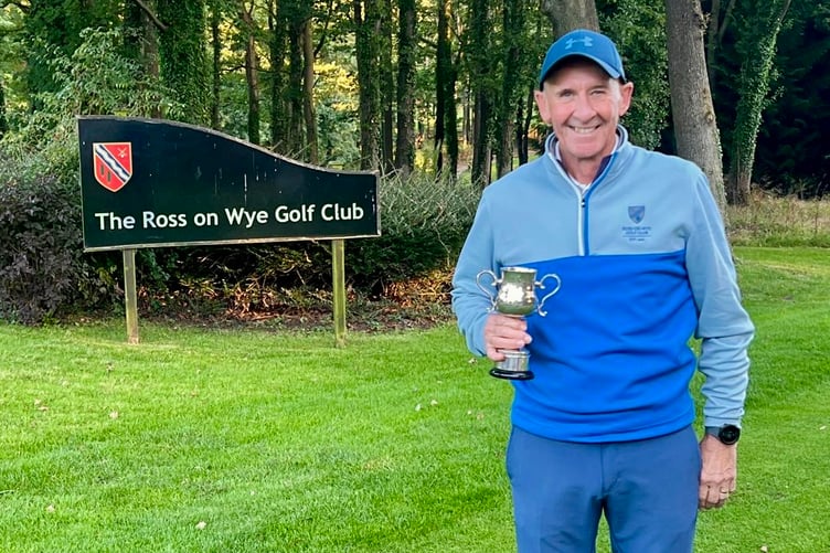 Ross Golf Club's Bill Lawrence won the 16 holes singles stableford