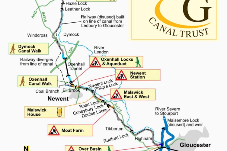 Canal map