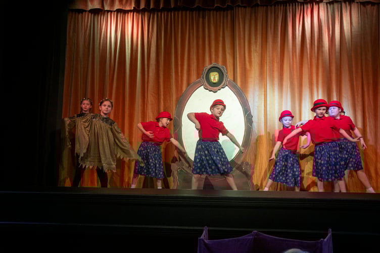 One of the many dances in the show.
