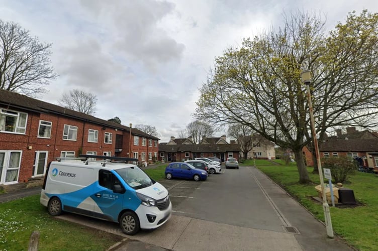 A man was found dead at a house in Brierley Court in Hereford