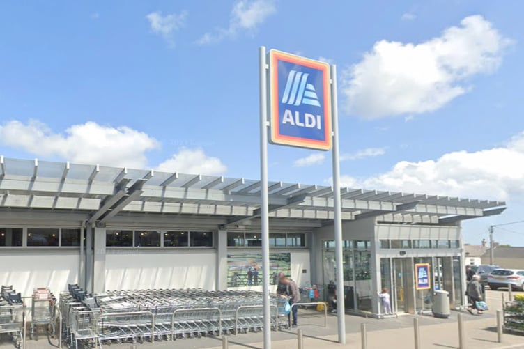 The Aldi store in St Austell. Picture: Google