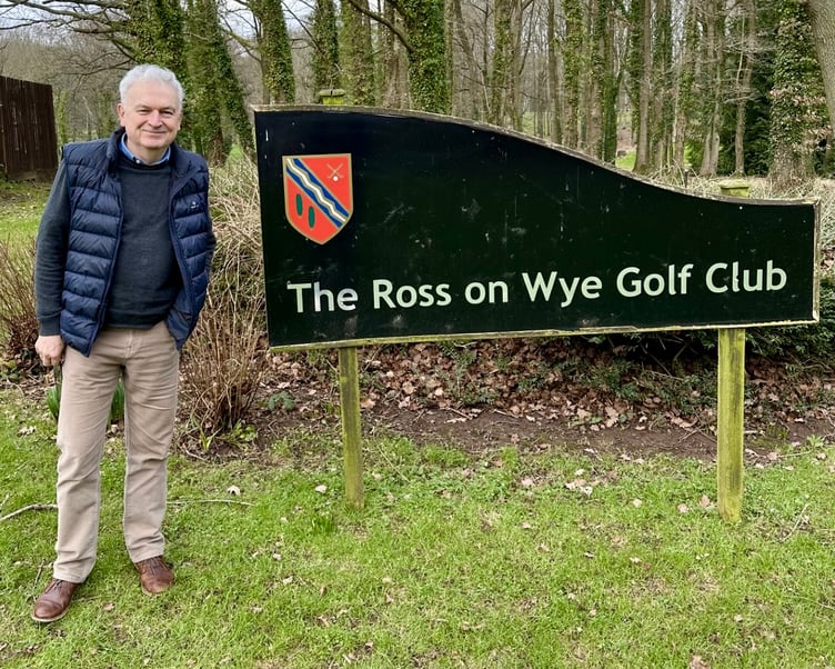 Ross Golf Club's Steve Sanders won the '3 Clubs and a Putter' competition
