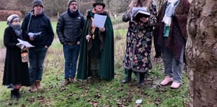 Pagans visit Asha Centre to bless orchard