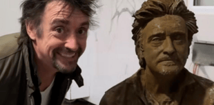 Richard Hammond statue unveiled at Herefordshire workshop 