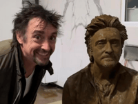 Richard Hammond statue unveiled at Herefordshire workshop 