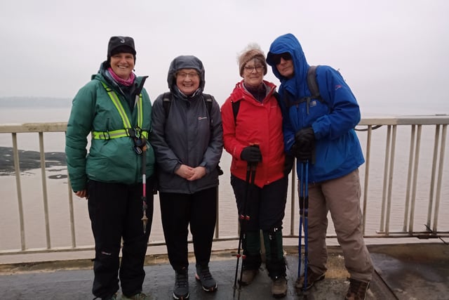 Ramblers join Tracey for leg of fundraising walk