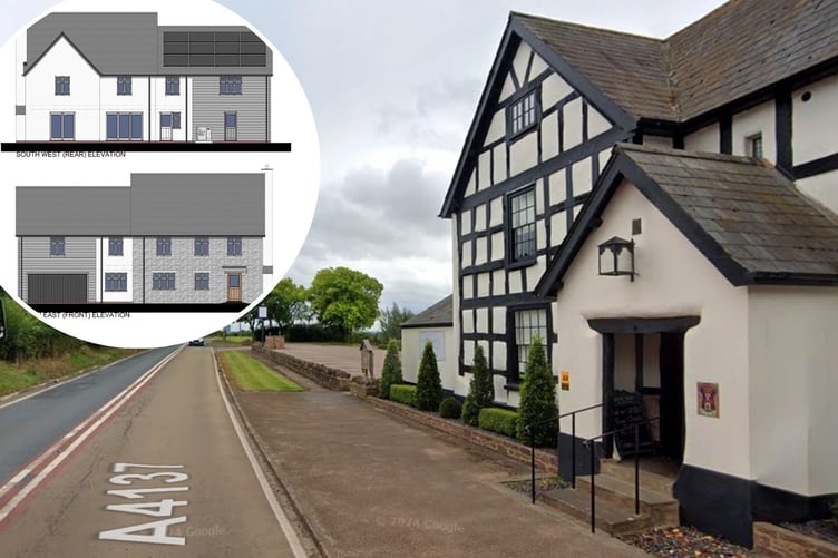 Spiralling costs from the likes of Brexit are impacting a plan to build five homes beside the New Inn