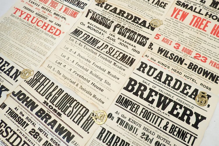 Selection of Local Auction Posters