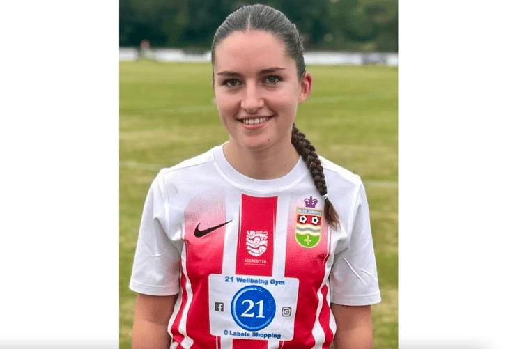 Millie Malsom scored twice for Ross Juniors Women.