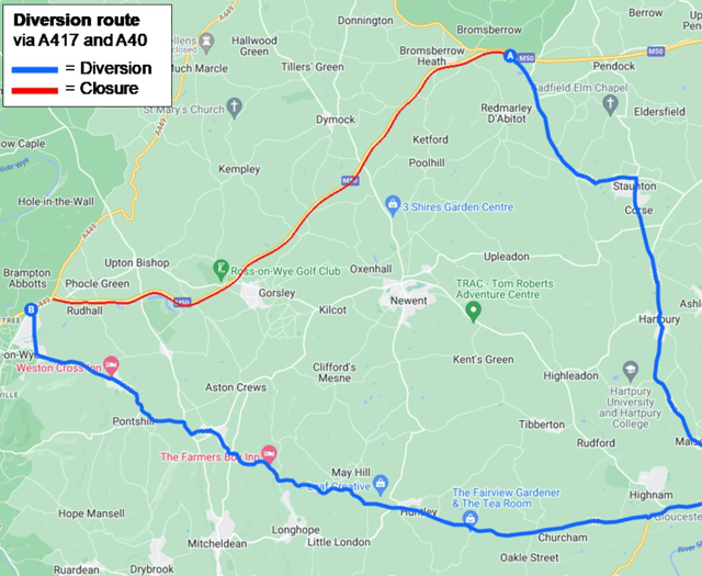 M50 westbound to close overnight