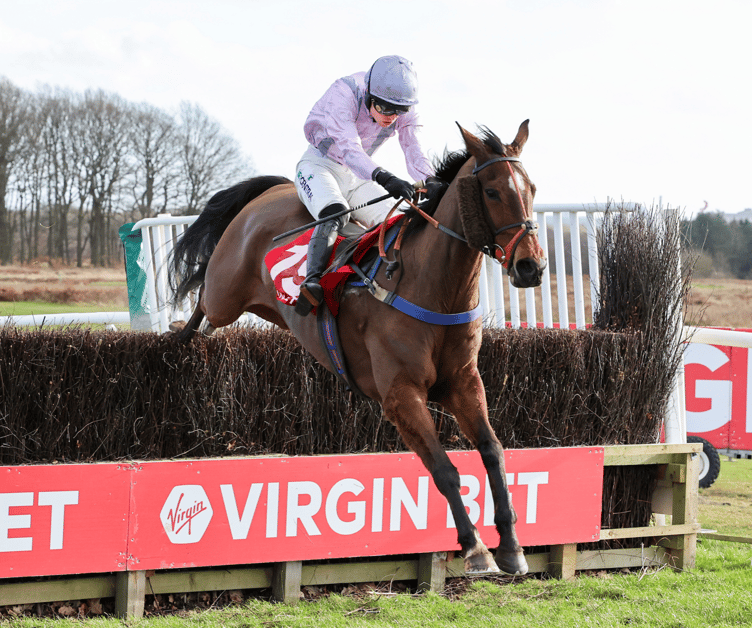 Knockanore on his way to victory in the Eider Chase
