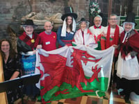Welsh 'Sgwrs' Group hosts coffee morning with Harpist