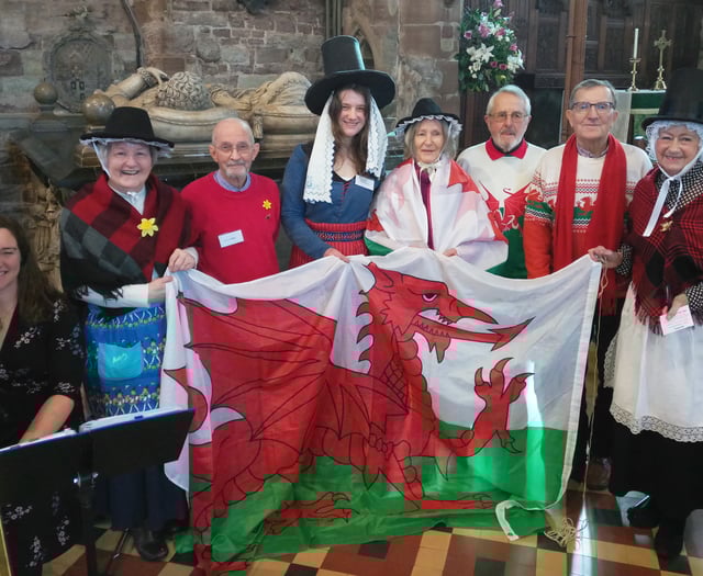 Welsh 'Sgwrs' Group hosts coffee morning with Harpist