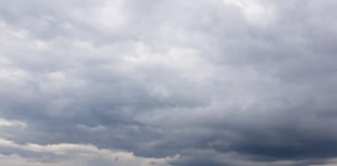 Cloudy with possible midday rain, sunny tomorrow