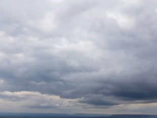 Partly cloudy today with patchy rain tomorrow