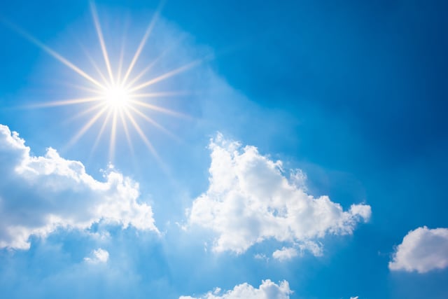Sunny with chance of light rain today partly cloudy tomorrow