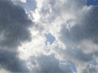 Patchy rain with possible thunder