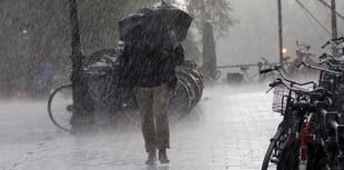 Heavy rain ahead followed by patchy showers tomorrow
