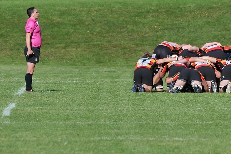 Rugby scrum