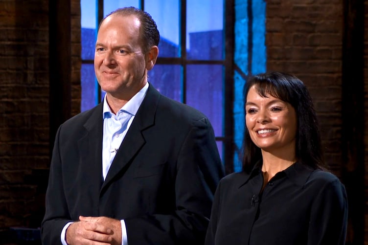 Lisa Hicks and husband Antony wowed the Dragons over their eco-soap enterprise