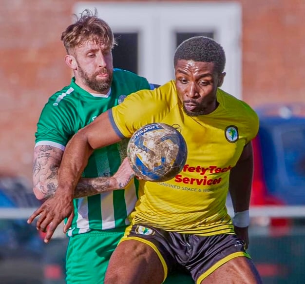 Newent Town battled hard in the cup semi-final. File photo:  Newent Town AFC
