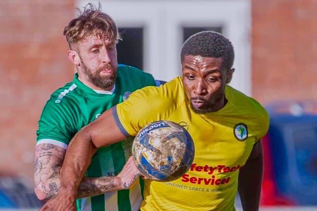 Newent Town battled hard in the cup semi-final. File photo:  Newent Town AFC