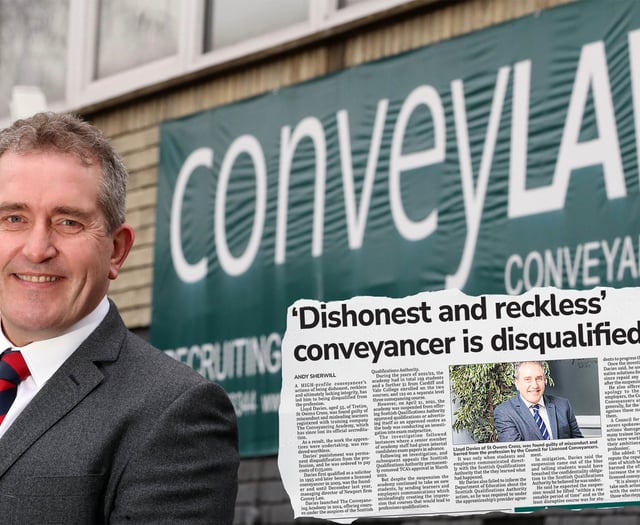 Conveyancer Davies apologises post-disqualification
