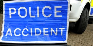 Crash closes road near Ross-on-Wye