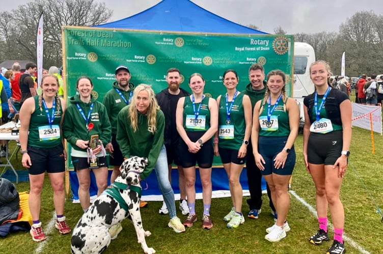 MonRoss-Trailblazers turned out in force for the Forest Spring Half Marathon 
