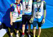 Family stride out for charity ahead of Kymin Dash