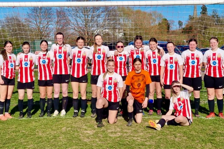 Ross Juniors Women finished third in the Inkberrow tournament