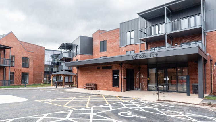 Cathedral Park in Hereford is now ready for residents to move into