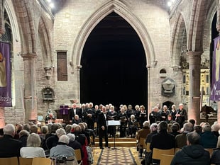 Ross choir sings for air ambulance charity