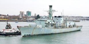 HMS Monmouth takes last voyage to Turkish breaker's yard
