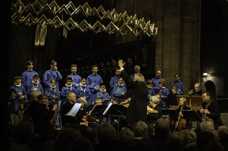 Hereford Cathedral Choir and Marches Baroque perform St John Passion in April 2023 by Caroline Potter