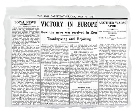 VE Day 80: Beacon lighting and live music
