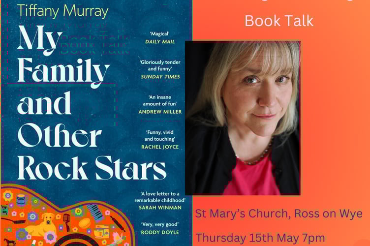 Tiffany Murray will be talking about her bestselling account of life at Rockfield Studios and in the Wye Valley 