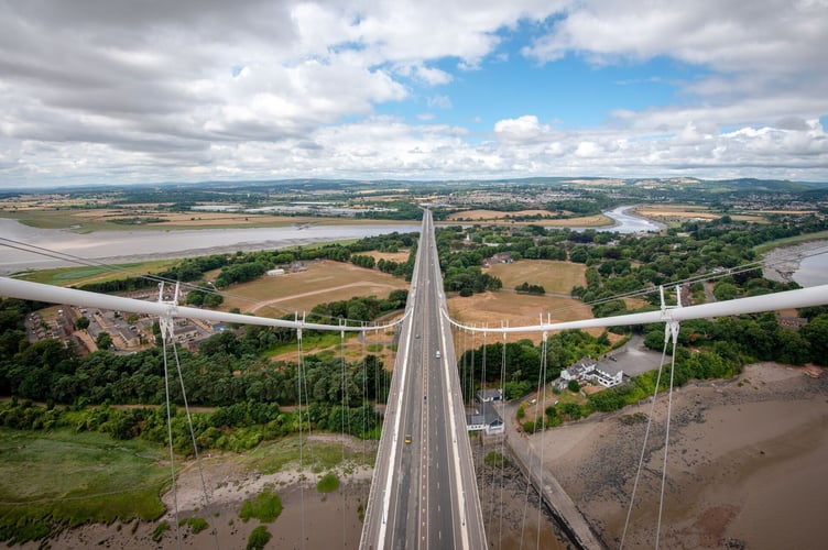 Lorries will be banned from the Severn Bridge to ease the load on the cables.