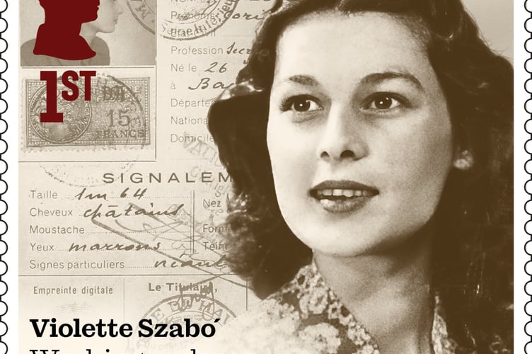 Special stamp honouring Violette Szabo