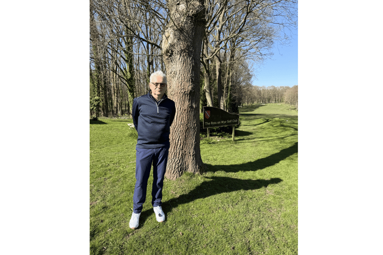 Steve Sanders won the 16-hole stableford at Ross-on-Wye GC. Photo: Keith Ray