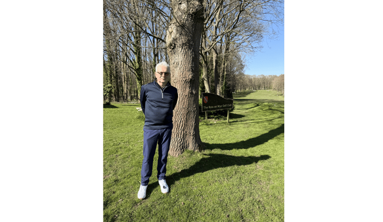 Steve Sanders won the 16-hole stableford at Ross-on-Wye GC. Photo: Keith Ray