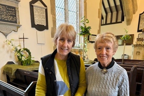 Vice Chair Vanessa Martin and Beryl Griffiths.