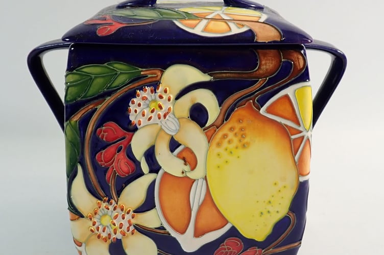 Moorcroft Biscuit Box