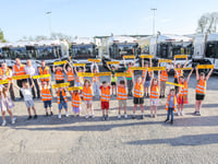 Local children name council's recycling lorries