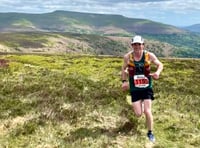 Rich heads for the hills six days after London Marathon!