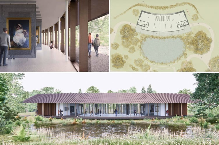 An artist's impression of the gallery