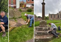 Veterans clean churchyard's gravestones for VE Day